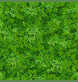 seamless green foliage pattern vector image