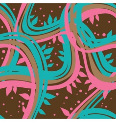 Bright floral seamless pattern Royalty Free Vector Image
