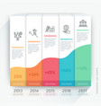 business infographics design template vector image vector image