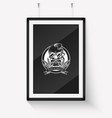 hand drawn sketch ukrainian skull vector image vector image