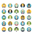 set of avatars flat icons vector image