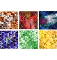 abstract triangle background vector image