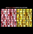 rose gold and golden yellow glossy gradient vector image