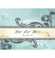 silver victorian vintage banner vector image vector image