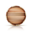 barrel wooden sign 3d icon set isolated vector image