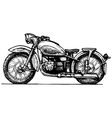 motorcycle vector image vector image
