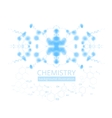 molecule vector image