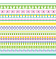 easter borders vector image