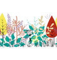 autumn background vector image vector image