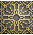 islamic ornament persian motiff 3d vector image