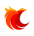 eagle abstract logo design vector image vector image