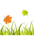 seamless grass vector image