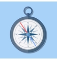 stylish flat design compass icon vector image