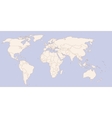 contour world map vector image