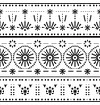 minimalist seamless pattern with dots line vector image vector image