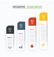 modern tab index infographic options template vector image vector image