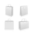shopping bags vector image vector image