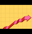 chart indicators up vector image