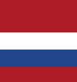 flag of the netherlands vector image
