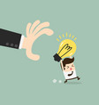grab vector image vector image