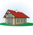 icon of house on a light background vector image