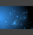 science template wallpaper or banner with a dna vector image