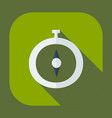 flat modern design with shadow icons compass vector image vector image
