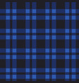seamless pattern of blue tartan vector image