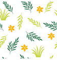 beautiful seamless floral pattern vector image vector image