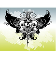 legion of skulls vector image