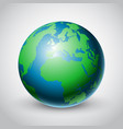 background with world globe design vector image