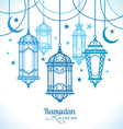 ramadan kareem islamic background vector image