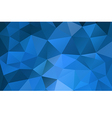 blue abstract geometric rumpled triangular vector image