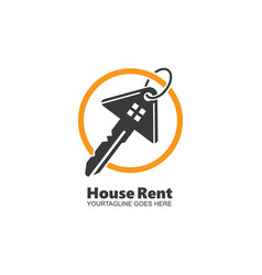 Key logo icon design Royalty Free Vector Image