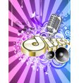music event background vector image