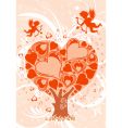 valentines day background vector image