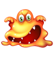 a monster in horror vector image vector image