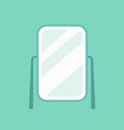 dressing mirror in flat style vector image vector image