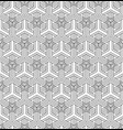 seamless abstract pattern based on japanese patter vector image