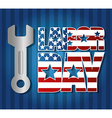 labor day design vector image