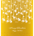 shooting stars during christmas and new year vector image
