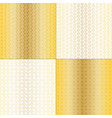 gold seamless scroll stripe patterns vector image vector image