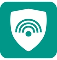 protected wifi vector image