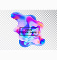fluid shape layout isolated template set vector image vector image