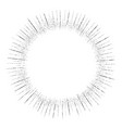 rays hand drawing vintage engraving isolated vector image