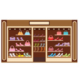 shop of shoe vector image
