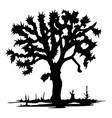 dead tree without leaves vector image