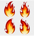 fire flames se vector image