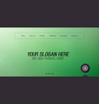 minimal website home page design with slider vector image vector image