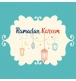 ramadan kareem card vector image